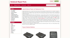 Desktop Screenshot of notebook-repair-parts.com